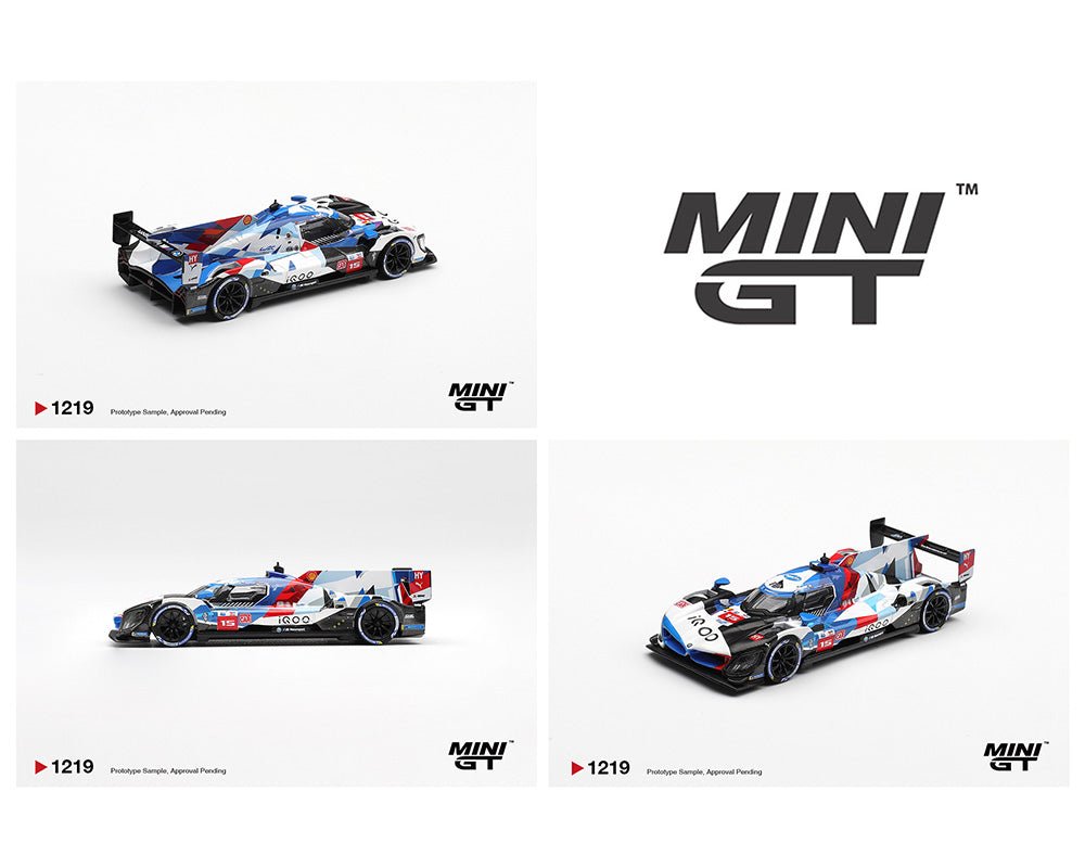 (Coming Soon) Mini GT 1219 1:64 BMW M Hybrid V8 Hypercar 15 BMW M TEAM WRT 2024 Le Mans 24 Hrs - Midnight City Diecast L.C.