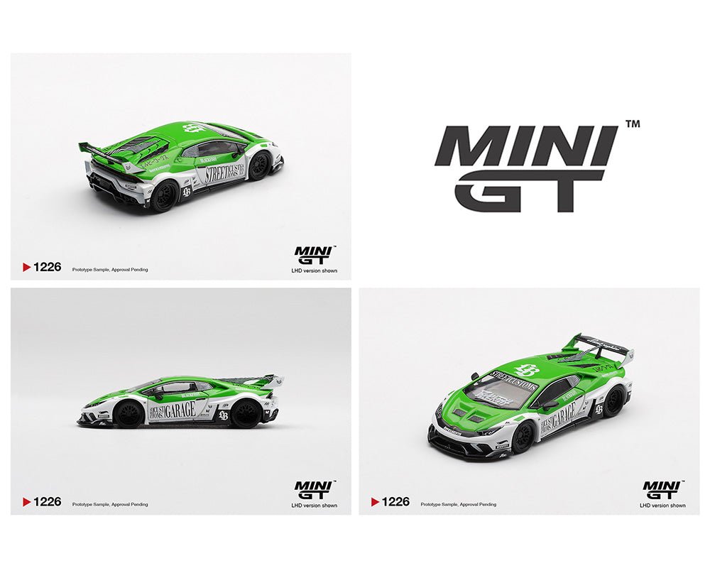 (Coming Soon) Mini GT 1:64 LB★WORKS Lamborghini Huracán GT STREET CUSTOMS - Midnight City Diecast L.C.
