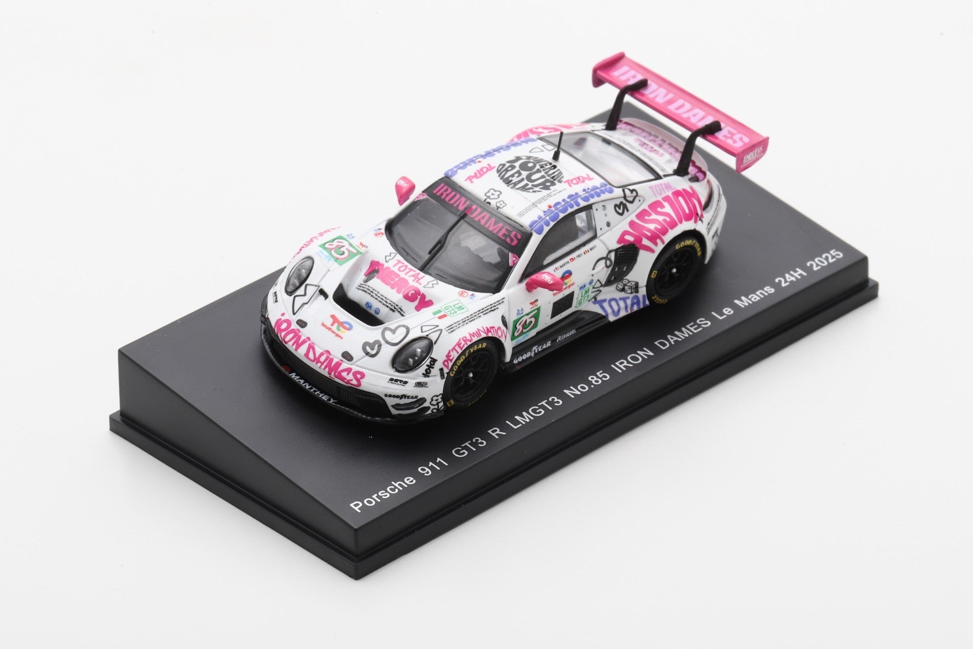 (Coming Soon) SPARK 2025 Porsche 911 GT3 R LMGT3 85 Iron Dames Le Mans 24H C. Martin, R.Frey, S. Bovy - Midnight City Diecast L.C.