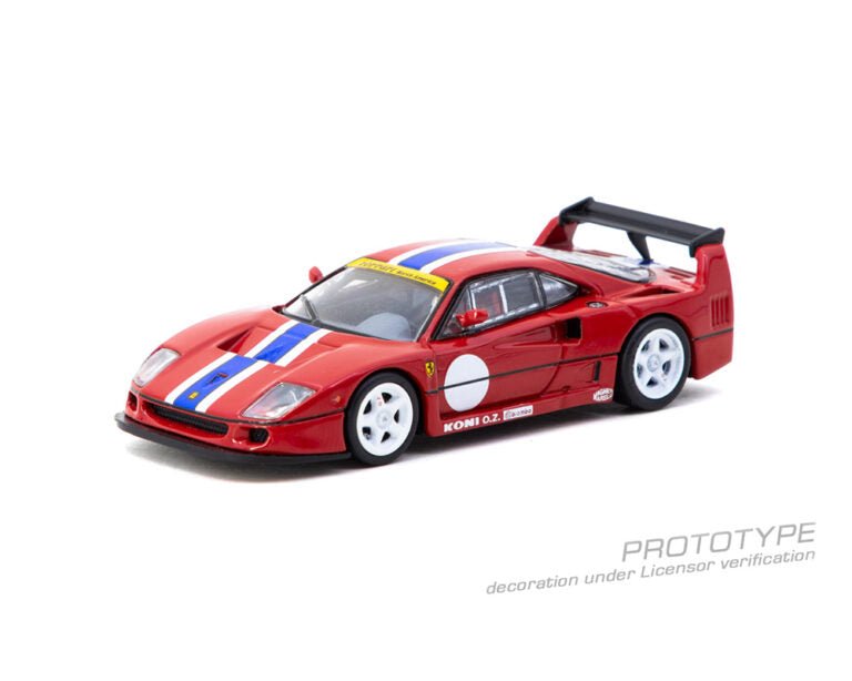 (Coming Soon) Tarmac Works 1:64 Ferrari F40 LM Red - Midnight City Diecast L.C.
