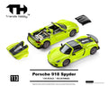 (Coming Soon) Trends Hobby 1:64 Porsche 918 Spyder – Acid Green – Limited Edition - Midnight City Diecast L.C.