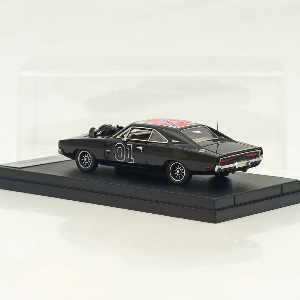 MINIFORGE 1/64 1969 Charger "General Lee" Exposed Blown V8 Black