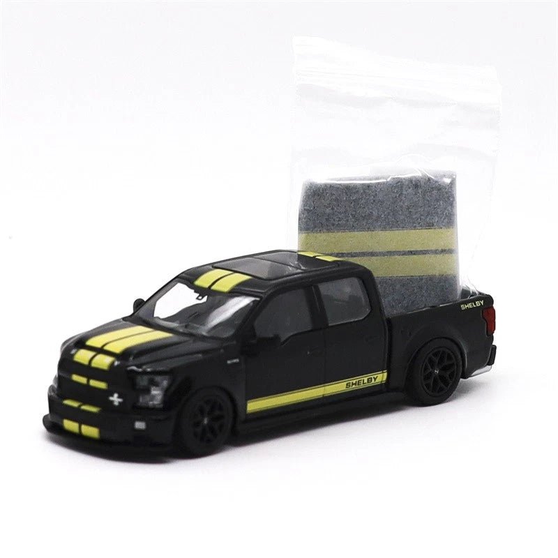 Funny Model F150 Super Snake Black/Yellow Diecast Model Car - Midnight City Diecast L.C.