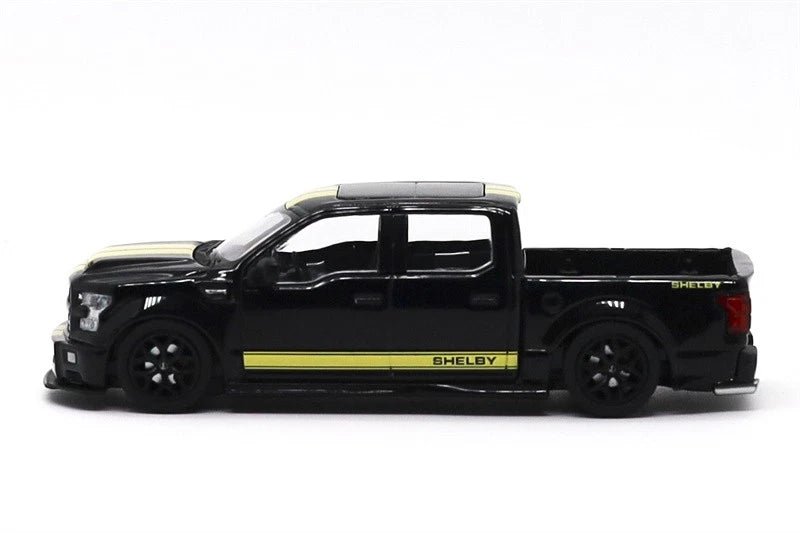 Funny Model F150 Super Snake Black/Yellow Diecast Model Car - Midnight City Diecast L.C.