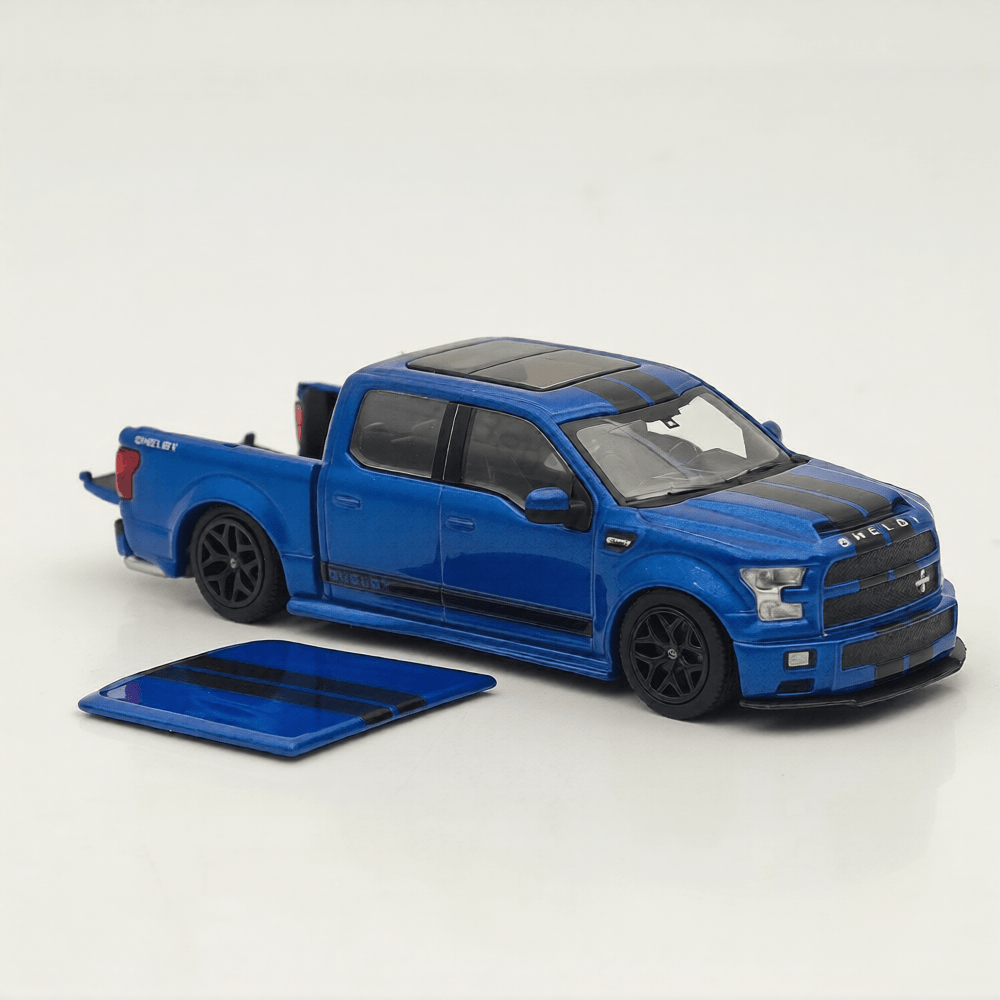 Funny Model F150 Super Snake Blue/Black Diecast Model Car - Midnight City Diecast L.C.