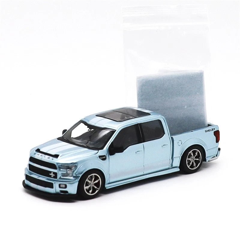 Funny Model F150 Super Snake Ice Blue Diecast Model Car - Midnight City Diecast L.C.