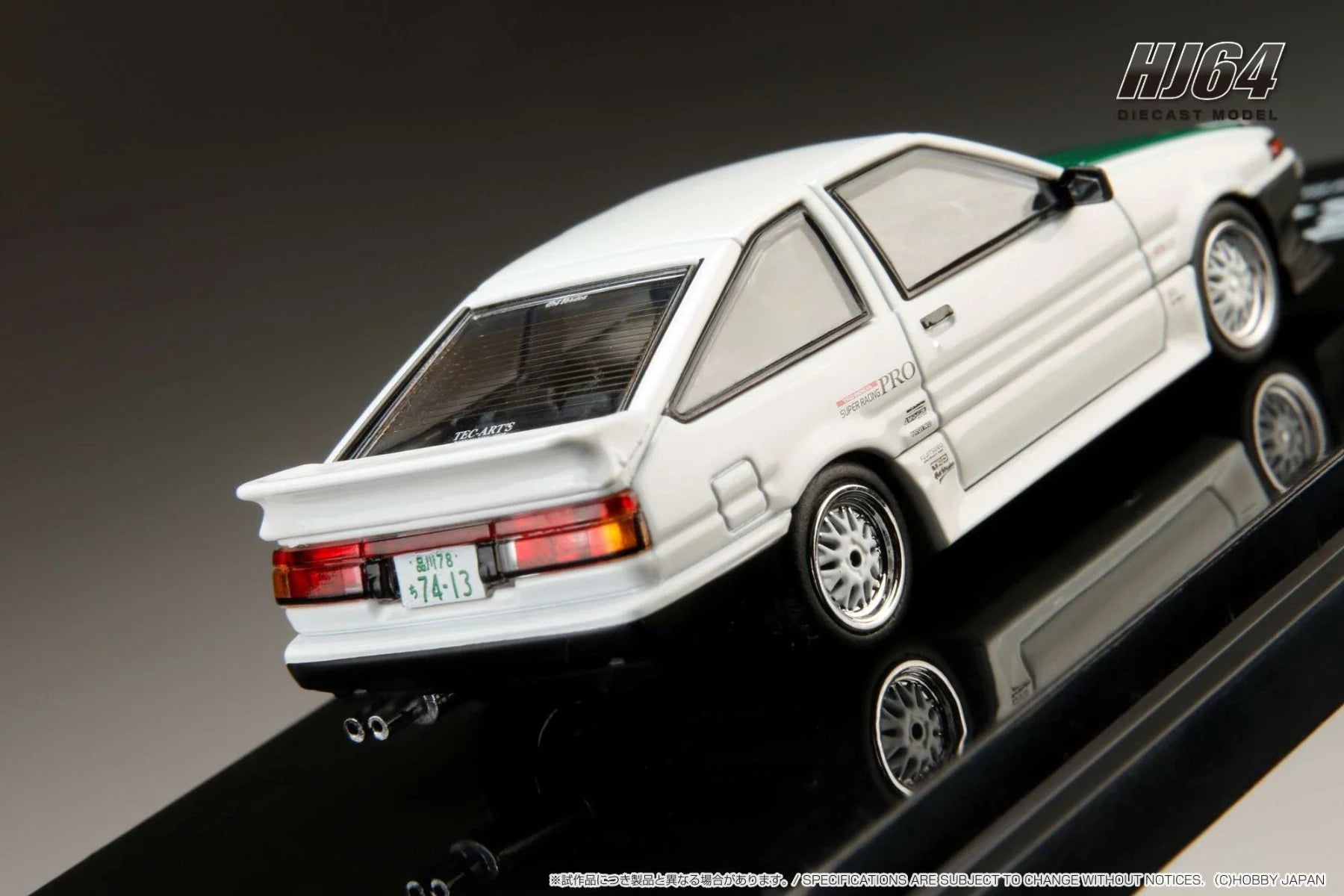 Sprinter Trueno (AE86) [Keiichi Tsuchiya] Dori Dori Mesh Wheel Drift King 1/64 Hobby Japan