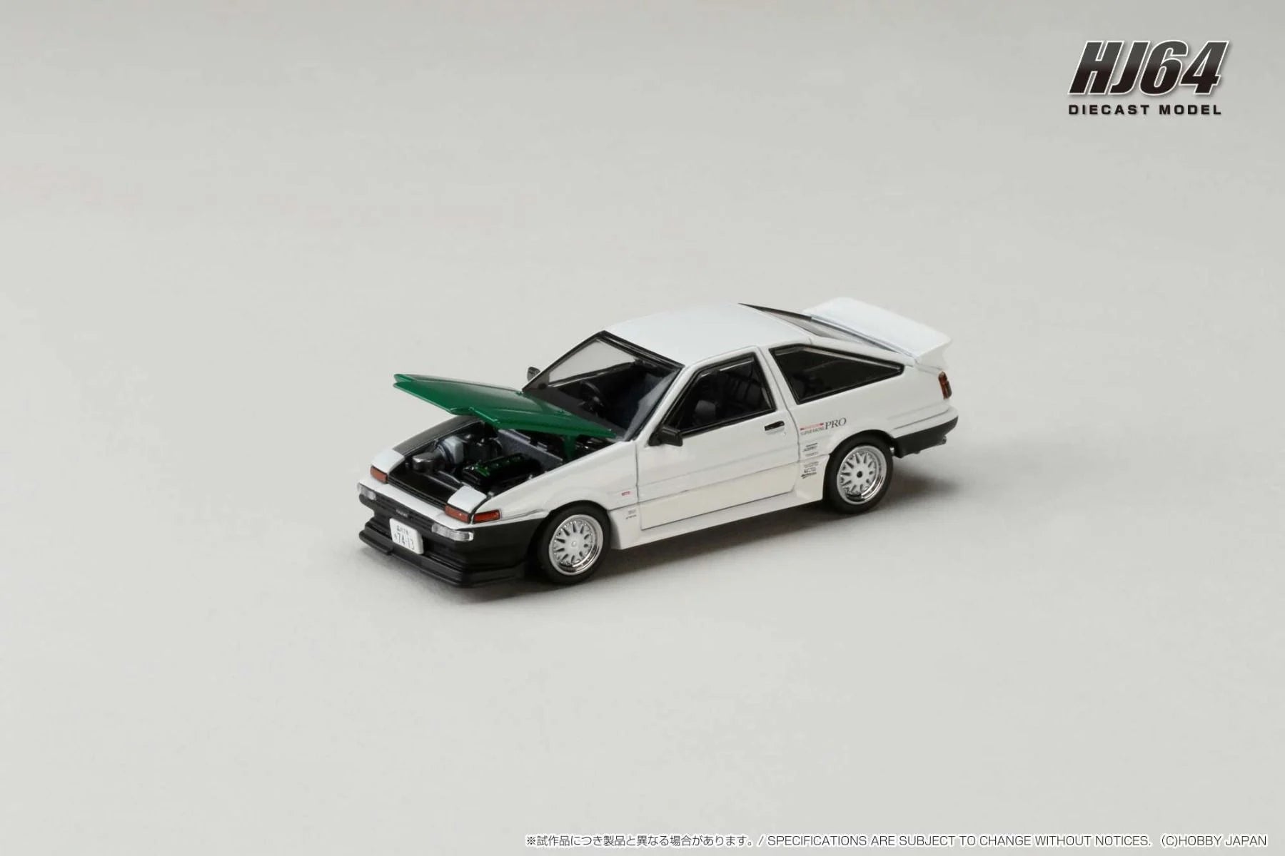 Sprinter Trueno (AE86) [Keiichi Tsuchiya] Dori Dori Mesh Wheel Drift King 1/64 Hobby Japan