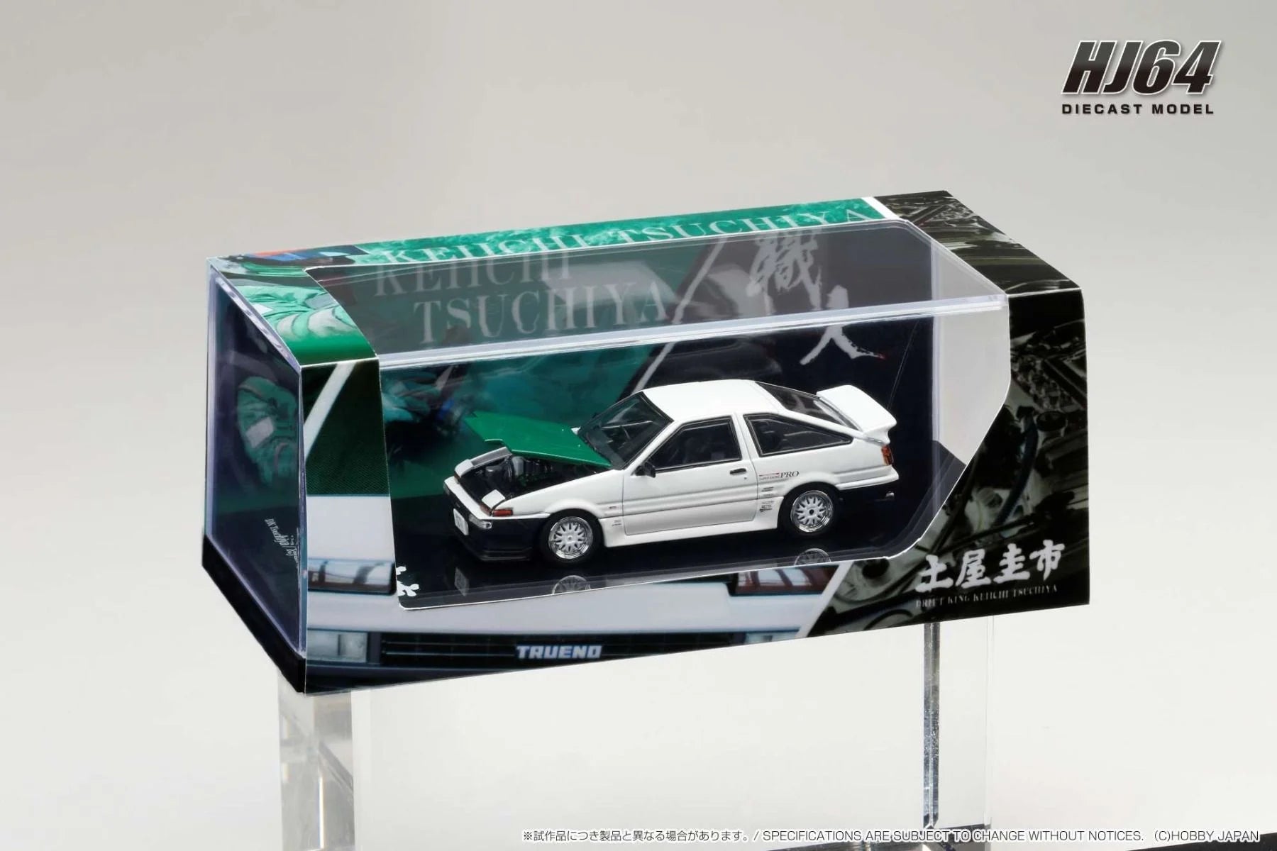 Sprinter Trueno (AE86) [Keiichi Tsuchiya] Dori Dori Mesh Wheel Drift King 1/64 Hobby Japan
