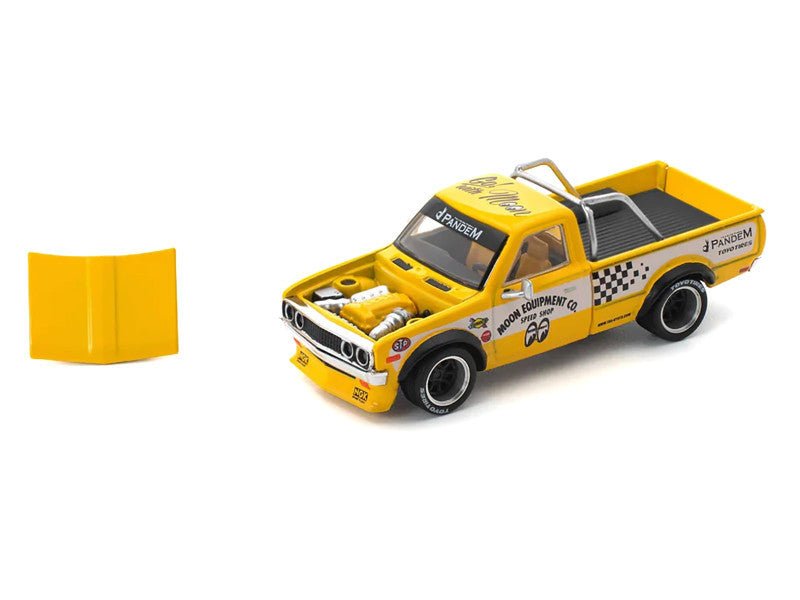 Pop Race Pandem Datsun 620 - MOONEYES 1/64 - Midnight City Diecast L.C.