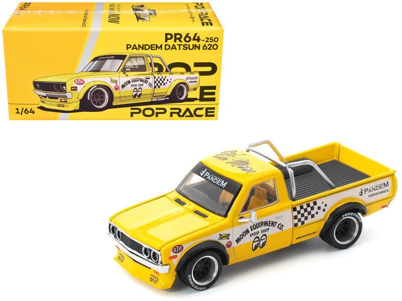 Pop Race Pandem Datsun 620 - MOONEYES 1/64 - Midnight City Diecast L.C.