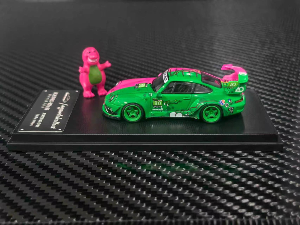 (Coming Soon) MYMODELCOLLECT 1:64 RWB993 High Wing Green/Pink Two-Tone Dragon Livery
