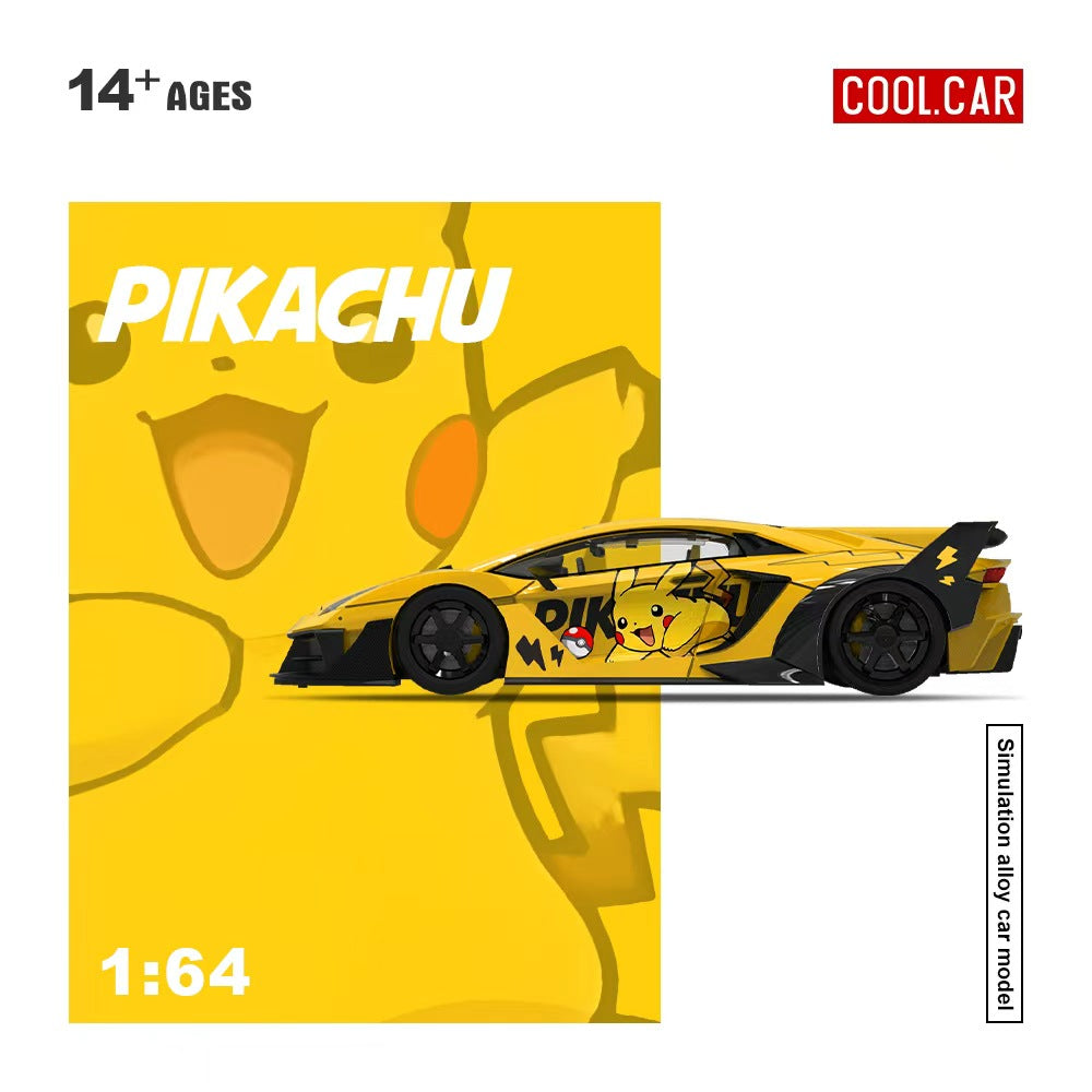 (Coming Soon) COOLCAR 1/64 Lamborghini GTEVO Pikachu