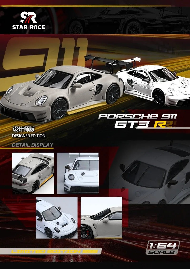(Coming Soon) STARRACE 1:64 Porsche 911 GT3 R Beige