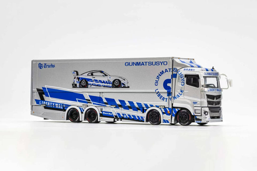 GCD 1/64 LB TRUCK Mitsubishi Fuso Super Great SILVER - TAS Tokyo Exclusive Version
