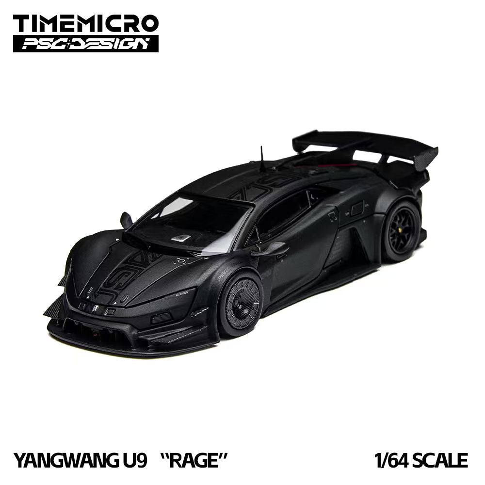 (Coming Soon) TIMEMICRO × PSC DESIGN 1:64 BYD YANGWANG U9 "RAGE" - Black