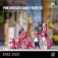 (Comin Soon) MOREART 1:64 PINK DINOSAUR FAMILY FIGURE SET