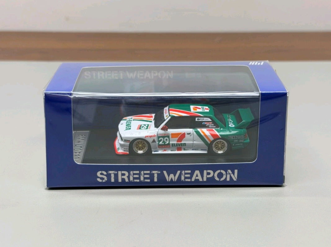 STREET WEAPON "7-Eleven" 1:64 BMW E30 M3 LTO Modified Version