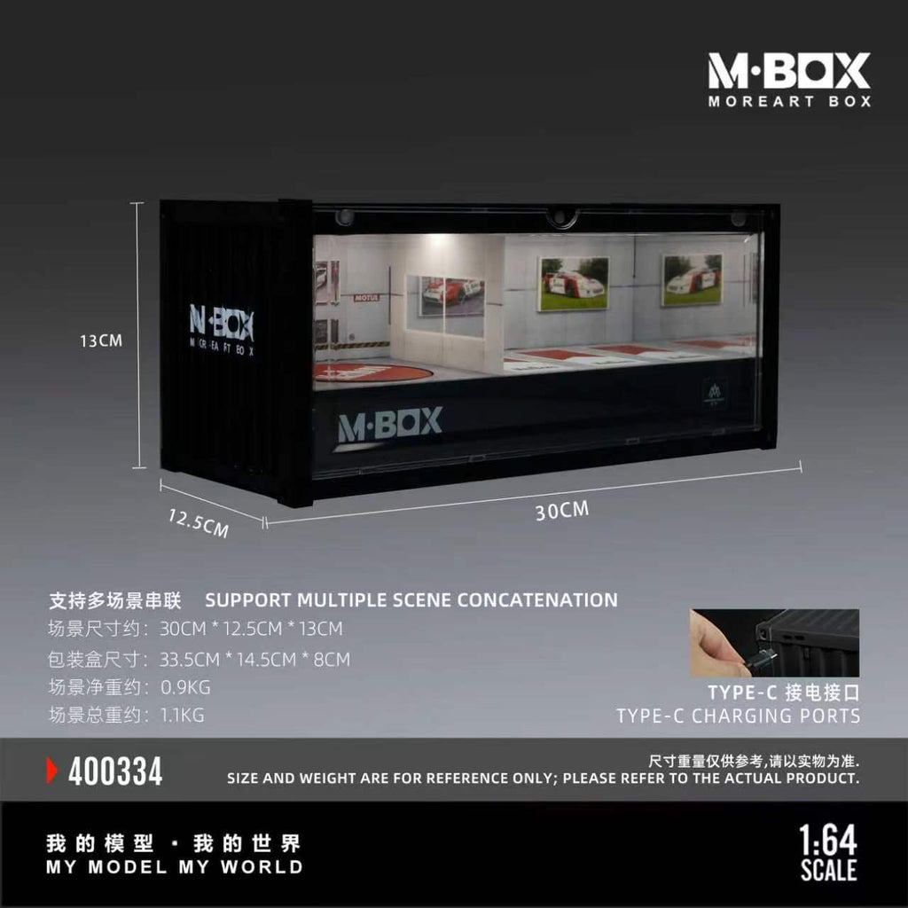 (Coming Soon) MOREART MBOX Container Model Storage Scene Simulation - Red Bull Paint Maintenance Shop #35