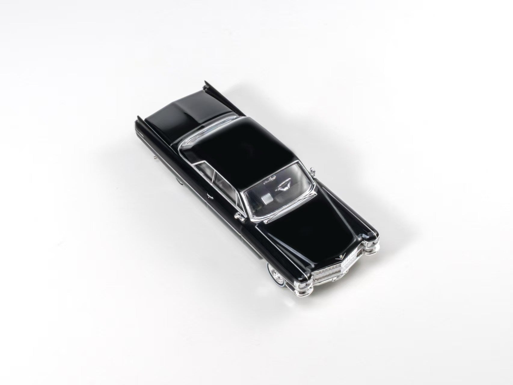 (Coming Soon) 97M 1:64 1964 Cadillac Coupe Deville Low Rider Plain Black