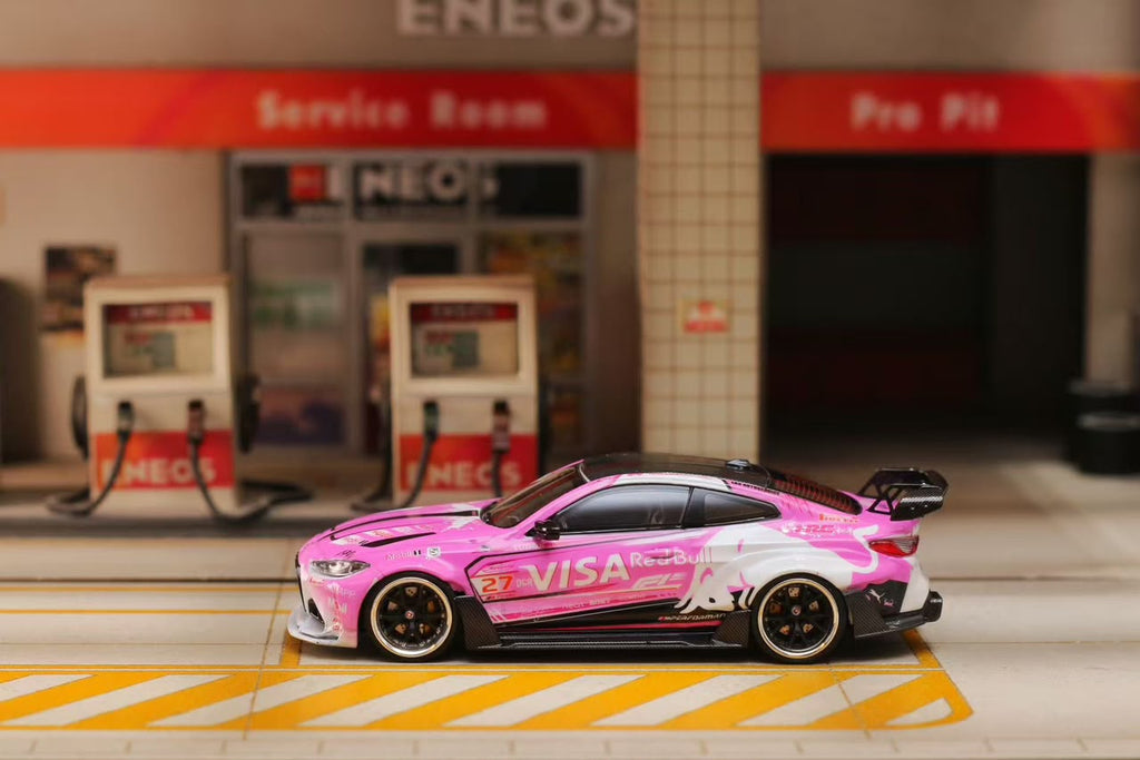 (Coming Soon) STREETWEAPON 1:64 G82 M4 Diecast - Pink Red Bull Livery
