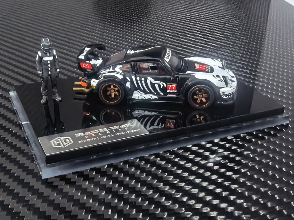 (Coming Soon) FG Customized Version 1:64 RWB 930 Fully Open Diecast - Bone Dragon Livery