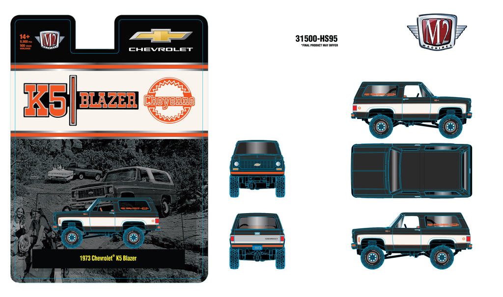 (Coming Soon) M2MACHINES 1:64 1973 Chevrolet K5 Blazer