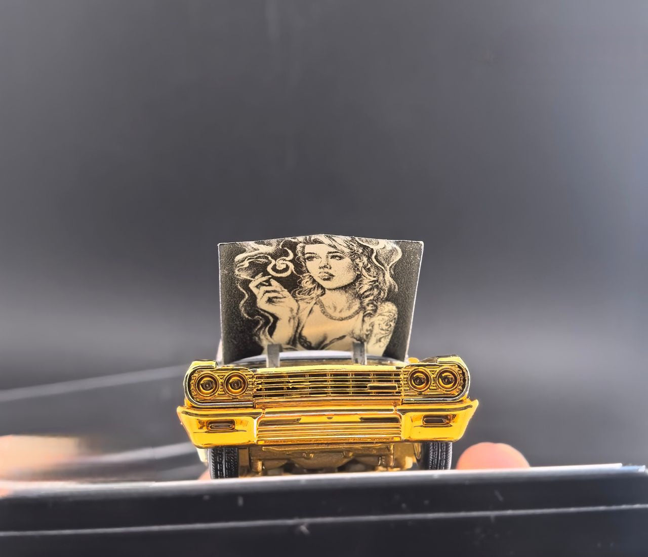 (Coming Soon) FINEWORKS64 1/64 Chevrolet Impala West Coast Bouncing Low Rider Cars Chrome Gold Ordinary Version