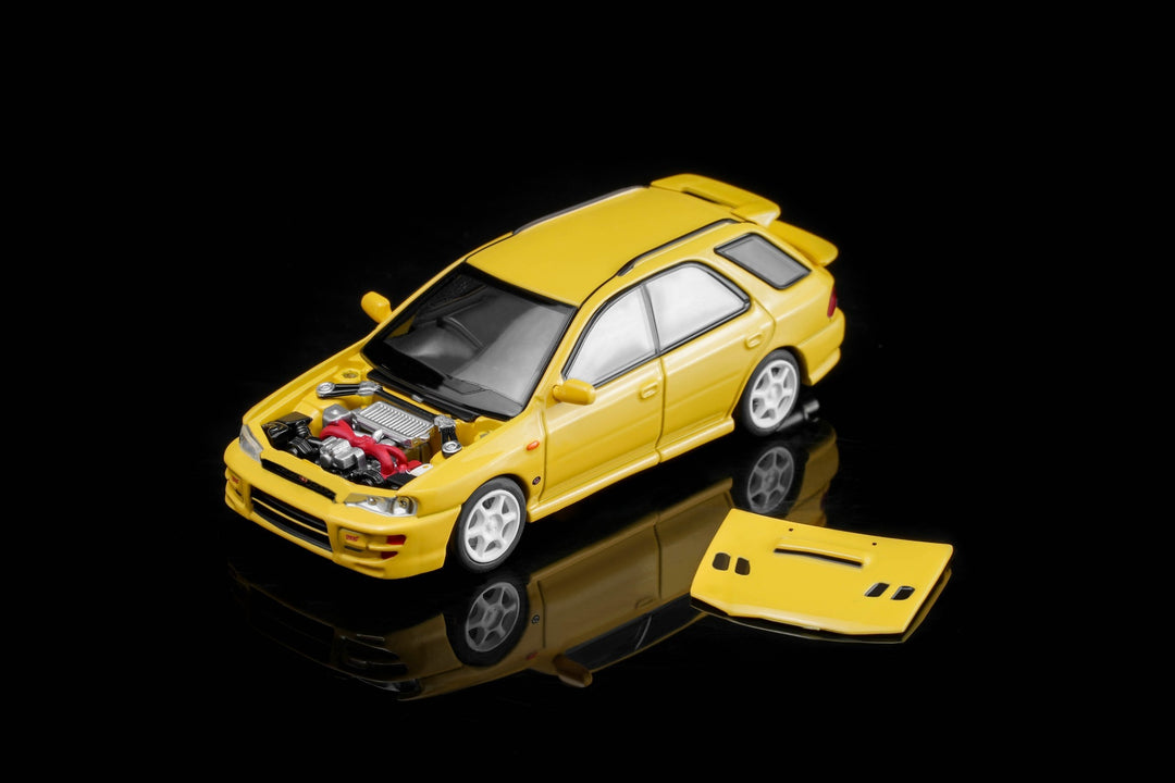 (Coming Soon) MOTORHELIX 1:64 Subaru Impreza Wagon WRX STi Ver. VI (GF8) - Yellow