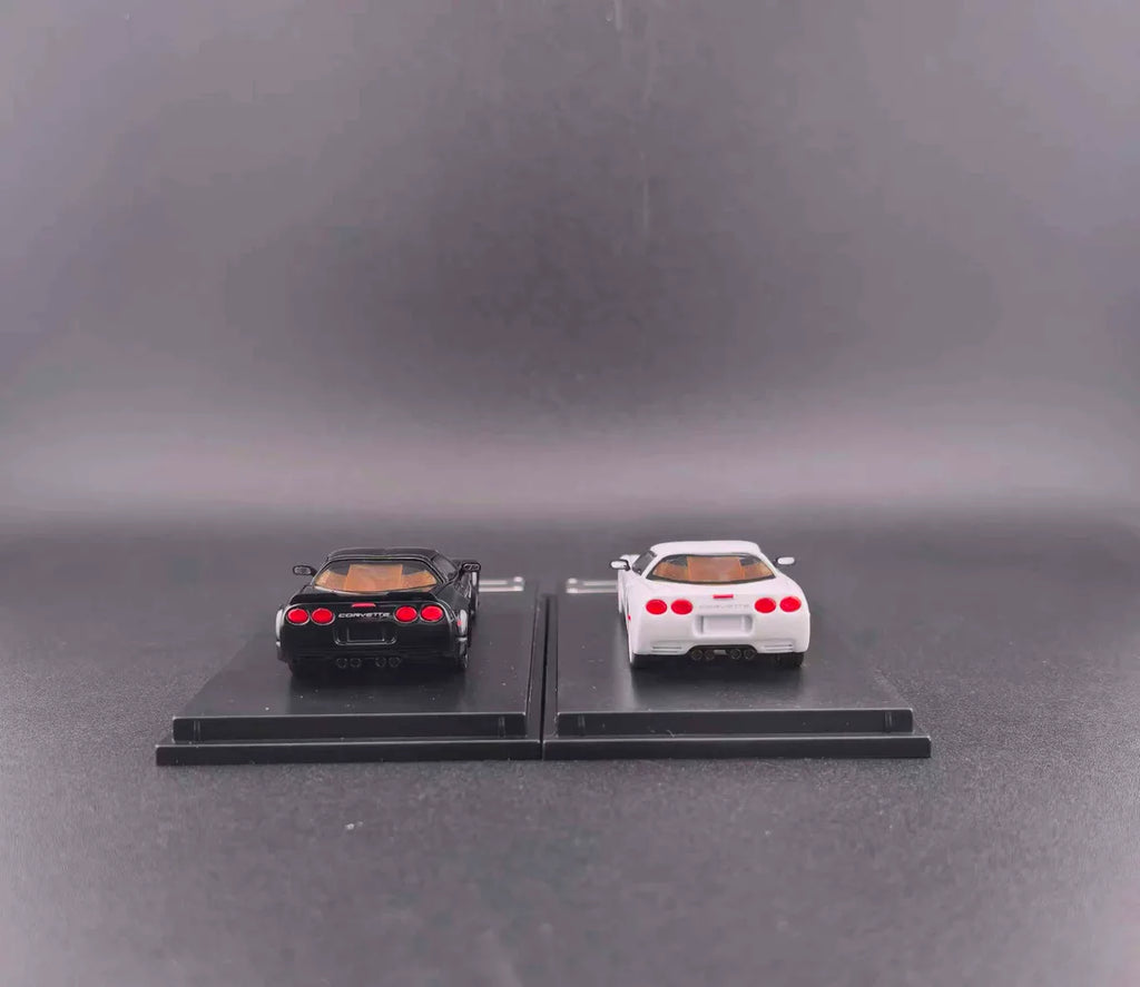 (Coming Soon) FINEWORKS64 1/64 Corvette C5 - Black
