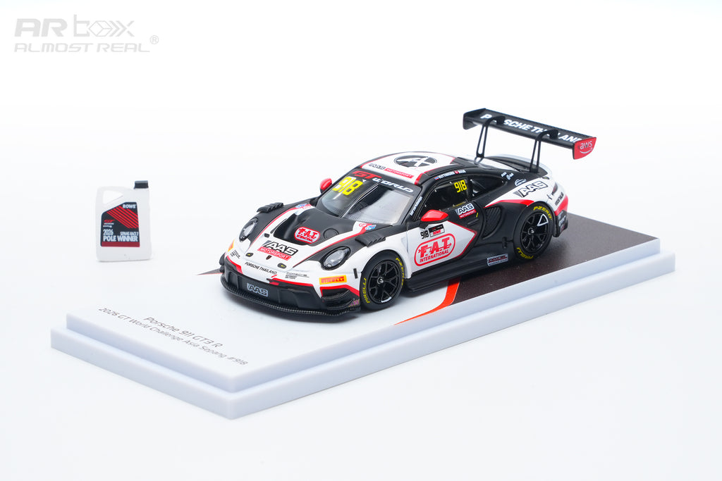 (Coming Soon) ALMOSTREAL 1/64 Porsche 911 GT3 R - 2026 GT World Challenge Asia Sepang #918