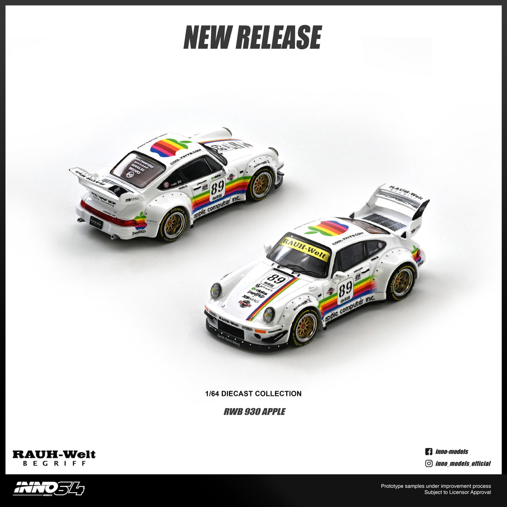 (Coming Soon) INNO64 1/64 RWB 930 #89 Apple Livery