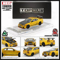 (Coming Soon) K'3 TOP SECRET (BMC) 1/64 BNR34 GOLD with Carbon Bonnet (HEC 2026 Limited Version) RHD Top Secret official licensed / Number Plated)