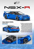 (Coming Soon) MICROTURBO 1/64 NSX Wide Body - Metallic Blue