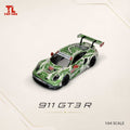 (Coming Soon) TOPLUX 1/64 911GT3R Green Sketch Dinosaur Diecast model
