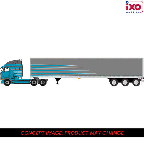 (Coming Soon) IXOAMERICA 1:64 2002 Freightliner Argosy - Grey and Blue with modern trailer