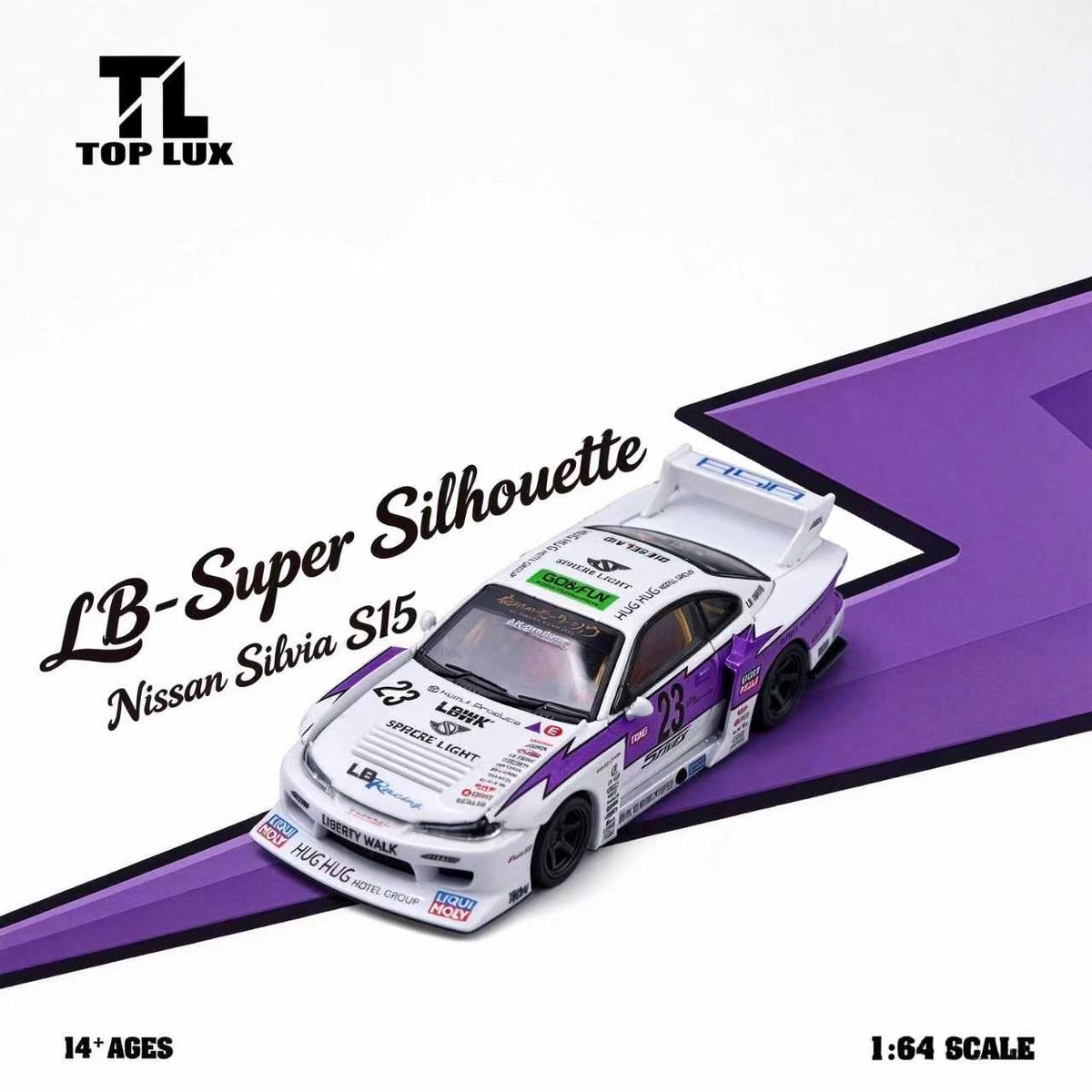 (Coming Soon) TOPLUX 1:64 LBWK S15 Lightning 23# Diecast