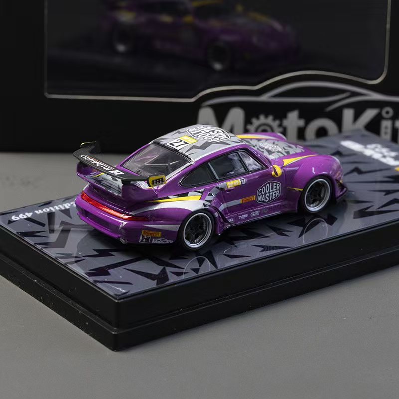 (Coming Soon) MOTOKIT 1:64 Porsche RWB 993 - Purple