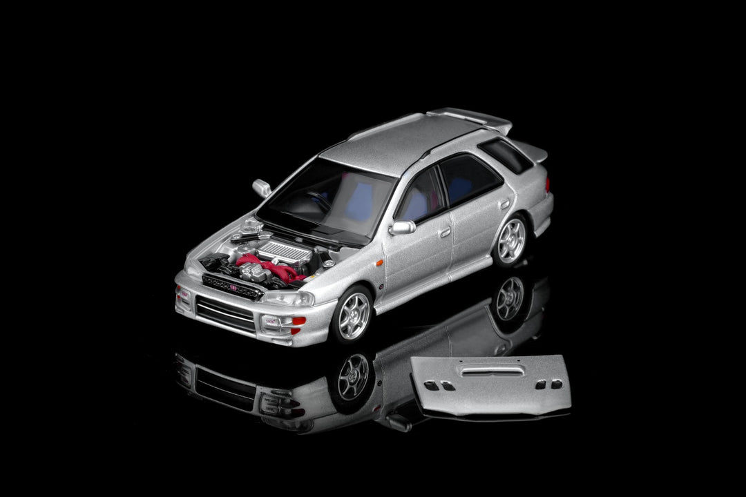 (Coming Soon) MOTORHELIX 1:64 Subaru Impreza Wagon WRX STi Ver. VI (GF8) - Silver