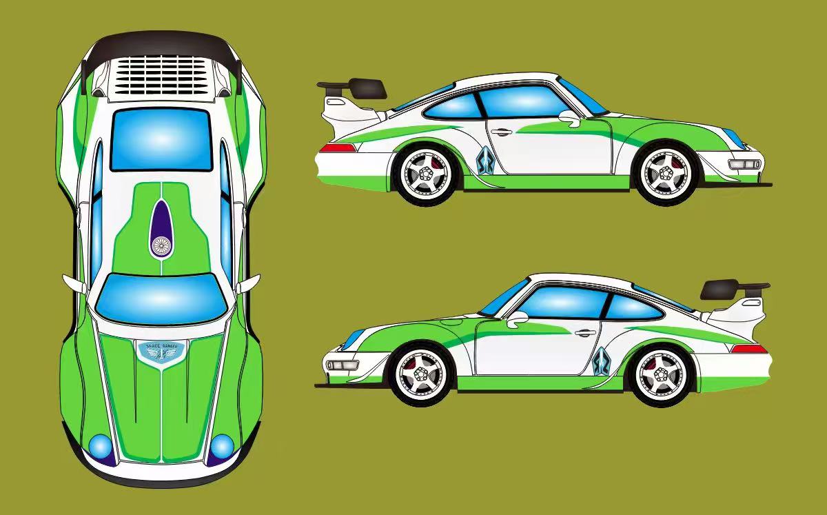 (Coming Soon) FLAME 1/64 Porsche RWB 964