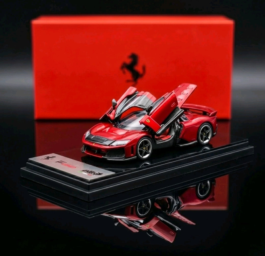 (Coming Soon) BBR 1/64 HEC Beijing Ferrari F80 Rosso Supercar - Classic Red** Chases Randomly Distributed**