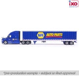 (Coming Soon) IXOAMERICA 1:64 2018 Freightliner Cascadia NAPA Auto Parts with modern trailer - Blue "N.a.p.a"