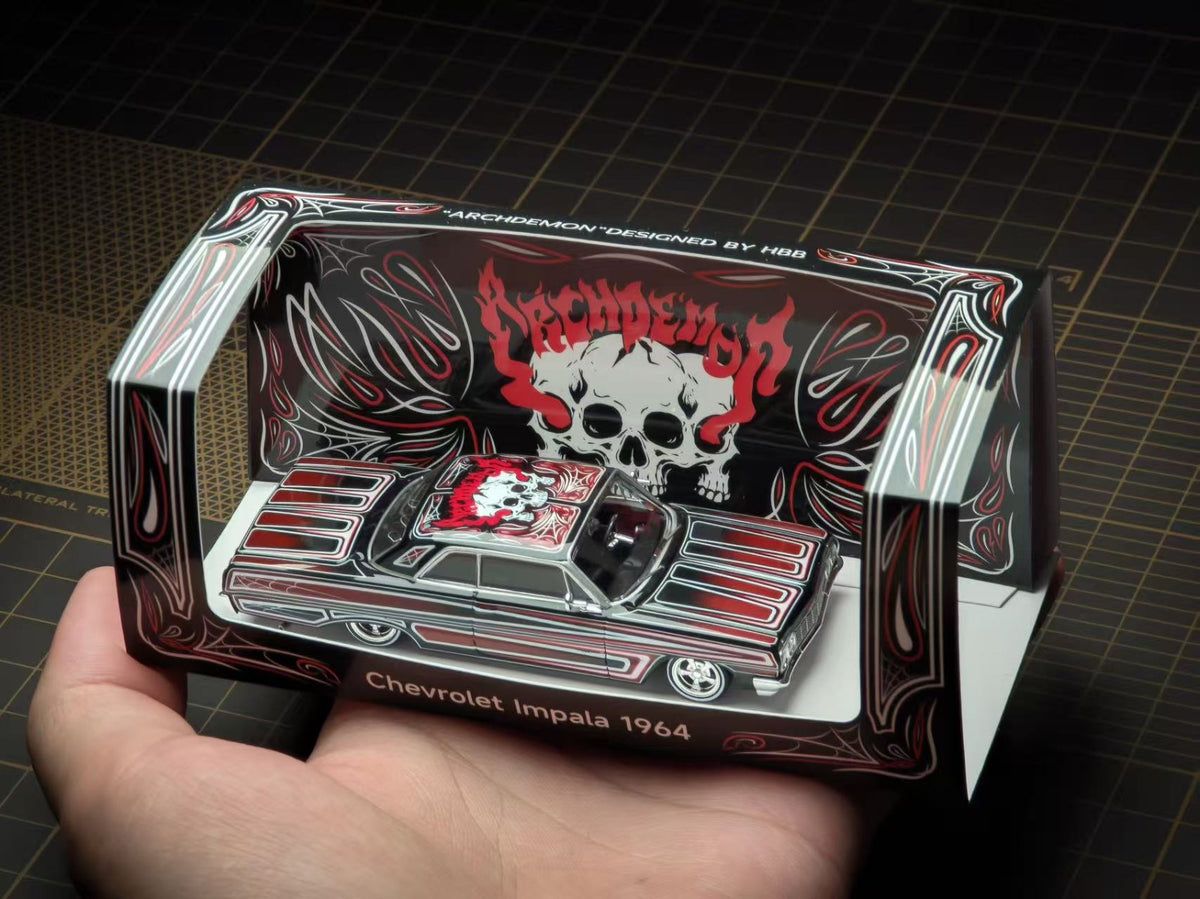 (Coming Soon) 97M 1/64 1964 Chevrolet Impala Special Edition "Day of the Dead"