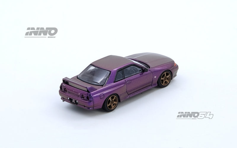 INNO64 1:64 SKYLINE GT-R (R32) Midnight Purple Australia Special Edition