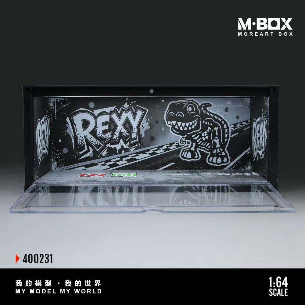 (Pre-Order) MBOX 1/64 Dinosaur Painted Container Scene - Black Bone Dragon **DEADLINE June 28th, 2026**