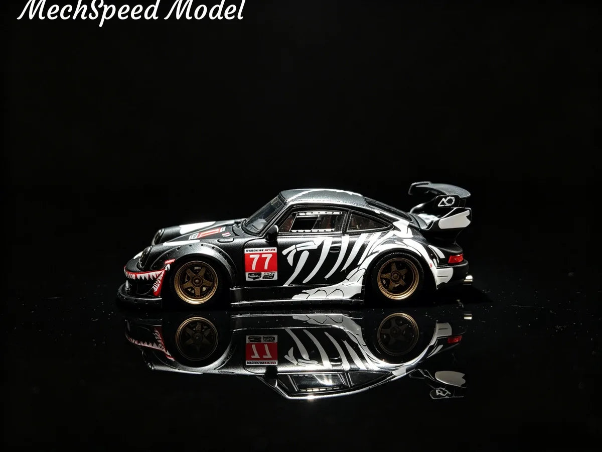 (Coming Soon) MECHSPEED 1:64 (RESIN) RWB 964 GT Wing Modified Version Resin Model - Bone Dragon