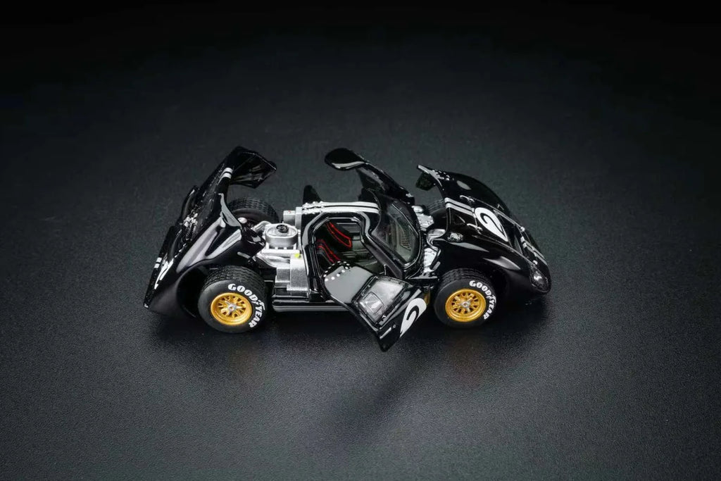 (Coming Soon) FG 1:64 GT40 Mk II #2 B/FG Black