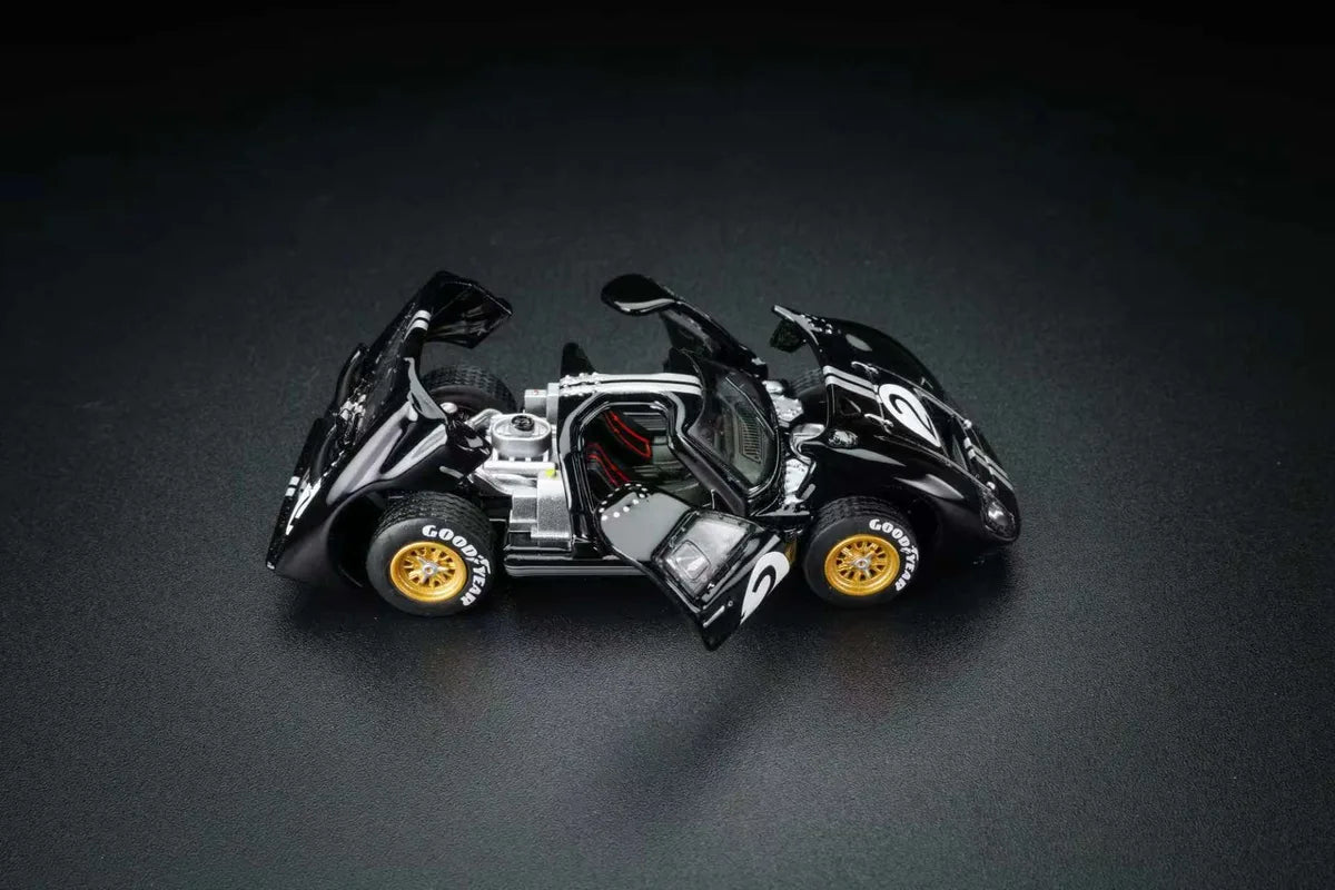 (Coming Soon) FG 1:64 GT40 Mk II #2 B/FG Black