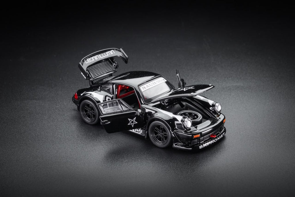 (Coming Soon) FG 1:64 Porsche RWB 930 Diecast - Black Devil Livery