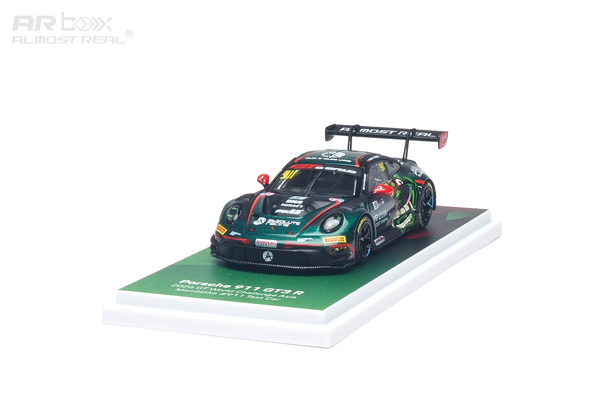 (Coming Soon) ALMOST REAL 1/64 Porsche 911 GT3 R 2026 GT World Challenge Asia Mandalika #911 Test Car